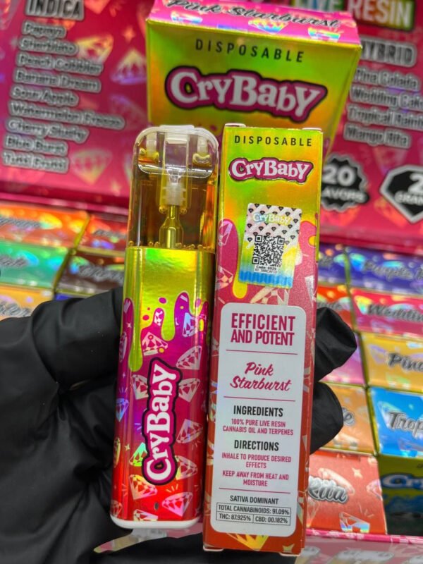 crybaby disposable cherry slushy