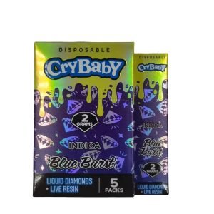 crybaby disposable blue burst